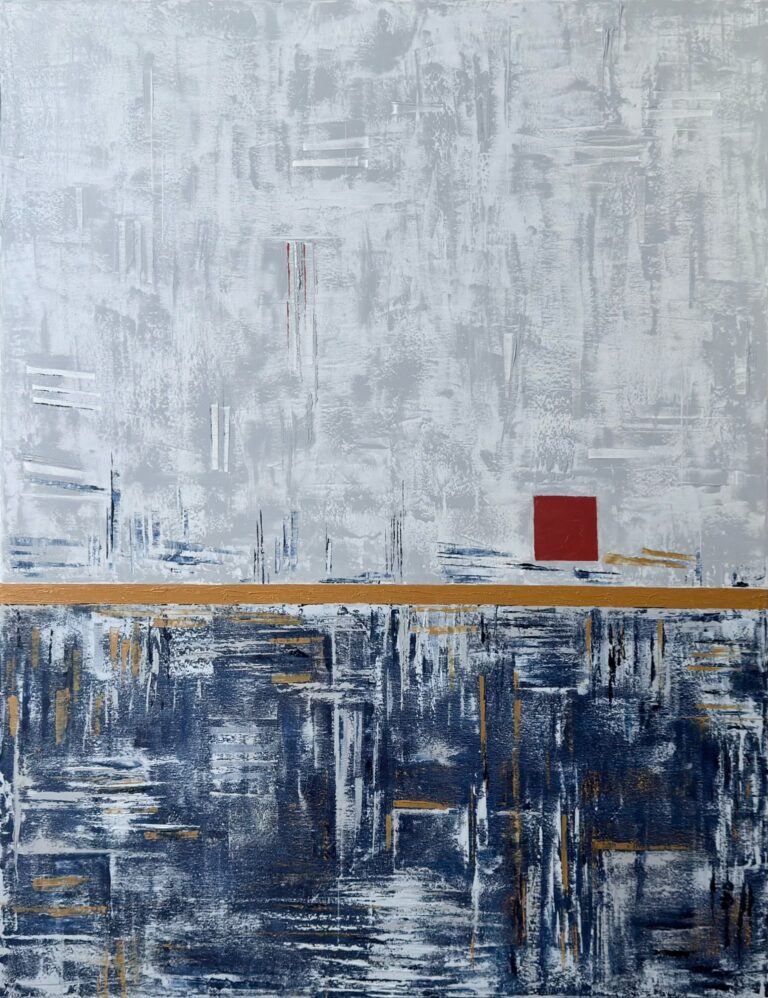 Spokój - obraz olejny na płótnie, 120x110 cm, Katarzyna Żebrakowska
